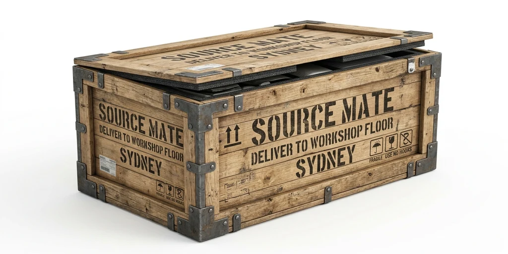 Delivered Workshop Crate